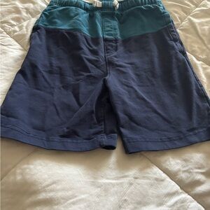 Tommy Bahama Blue and Teal Color block Cotton Shorts Boys 7/8Y